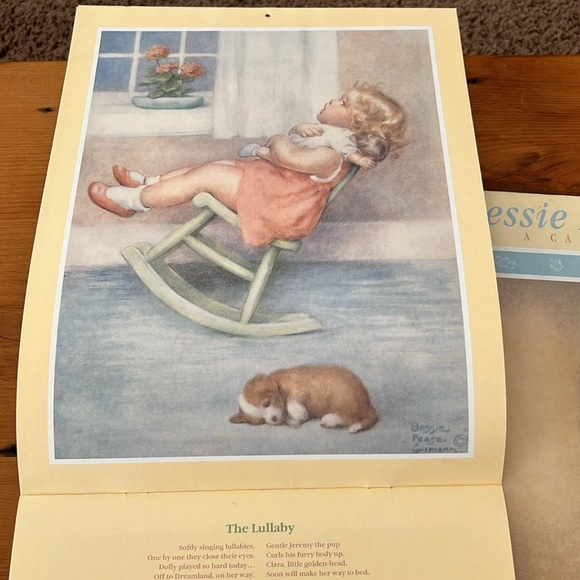2 Vintage Old Fashioned Children Bessie Pease Gutmann Calendars - Picture 6 of 8